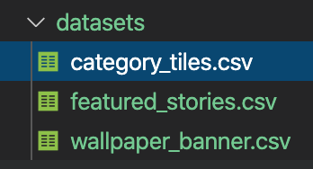 Datasets directory with category_tiles.csv