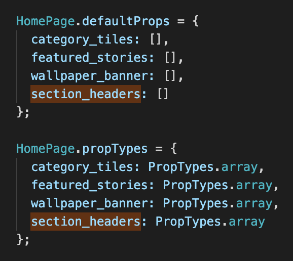 Default type props example