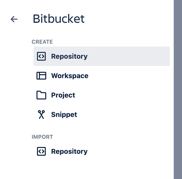 Select Repository
