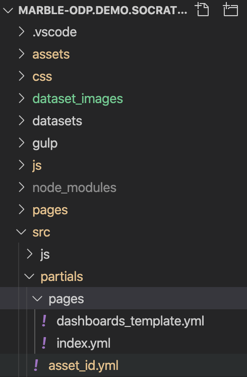 chalk project pages directory